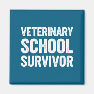 Overlever van diergeneeskundige school Funny Vet G Magneet