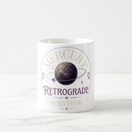 Overlever van Mercurius Retrograde Koffiemok