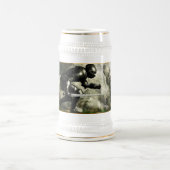 Overlevering of afsterven, machtige schuimer bierpul (Center)