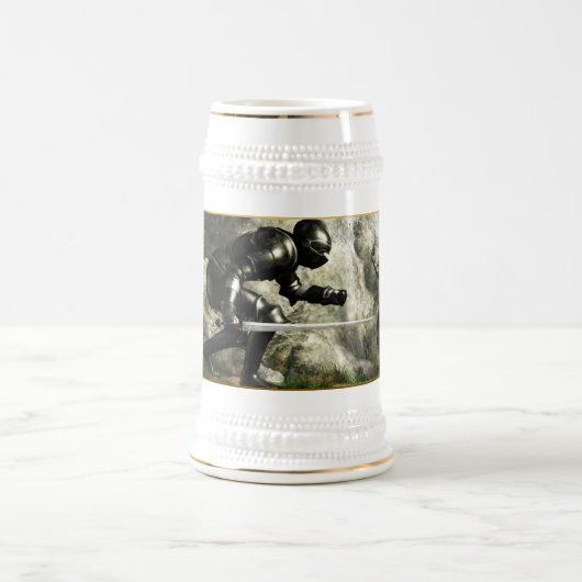 Overlevering of afsterven, machtige schuimer bierpul (Center)