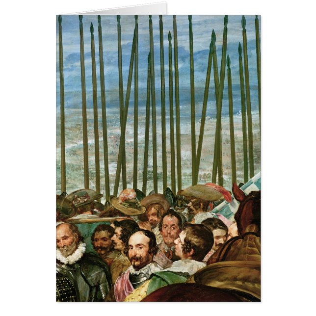 Overlevering van Breda, details van soldaten (Voorkant)