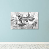 Overlevering van de "Tennessee", strijd om mobiel Canvas Afdruk (Insitu (Houten vloer))