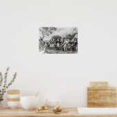 Overlevering van generaal Burgoyne Saratoga Poster (Keuken)