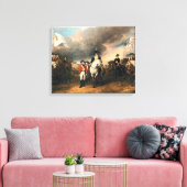 OVERLEVERING VAN LORD CORNWALLIS DOOR John Trumbul Canvas Afdruk (Insitu (Woonkamer))