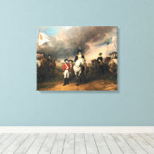 OVERLEVERING VAN LORD CORNWALLIS DOOR John Trumbul Canvas Afdruk (Insitu (Houten vloer))