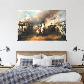 OVERLEVERING VAN LORD CORNWALLIS DOOR John Trumbul Canvas Afdruk (Insitu (Slaapkamer))