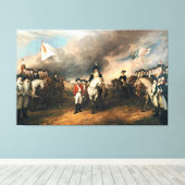 OVERLEVERING VAN LORD CORNWALLIS DOOR John Trumbul Canvas Afdruk (Insitu (Houten vloer))