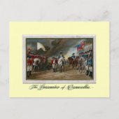 Overlevering van Lord Cornwallis in Yorktown Briefkaart (Voorkant)