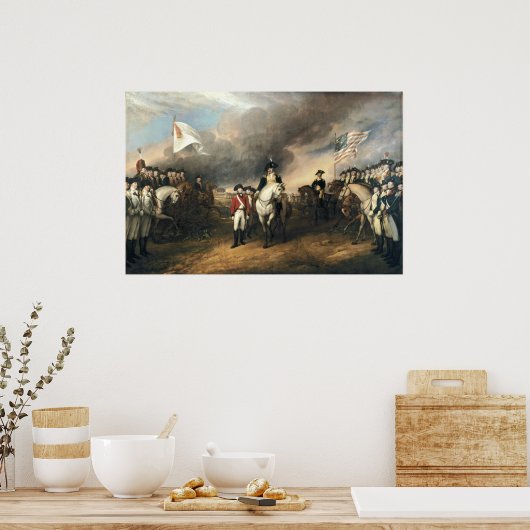 Overlevering van Lord Cornwallis Poster (Keuken)