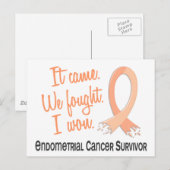 Overleving 11 Endometriale kanker Briefkaart (Voorkant / Achterkant)