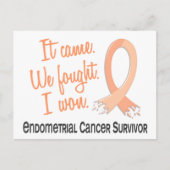 Overleving 11 Endometriale kanker Briefkaart (Voorkant)