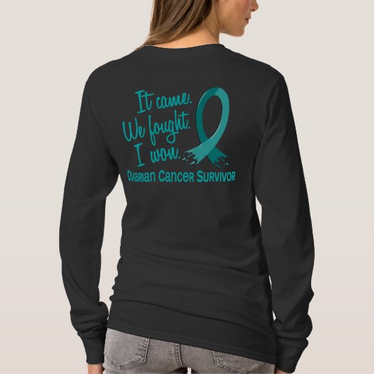 Overleving 11 Ovariumcarcinoom T-shirt (Achterkant)