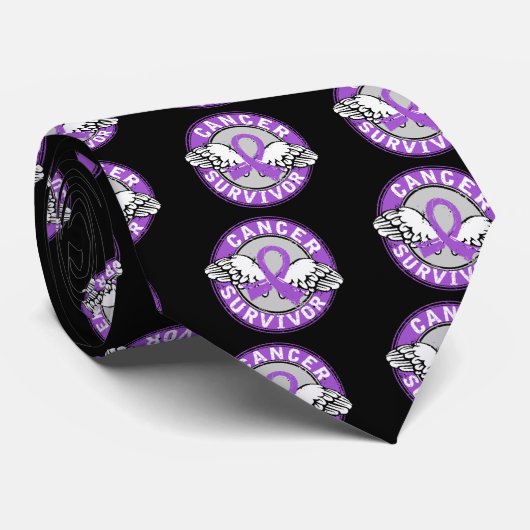 Overleving 14 Algemene kanker Stropdas (Opgerold)