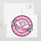 Overleving 14 Borstkanker Briefkaart (Voorkant / Achterkant)