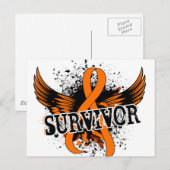 Overleving 16 Leukemie Briefkaart (Voorkant / Achterkant)