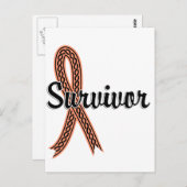 Overleving 17 Uteriene kanker Briefkaart (Voorkant / Achterkant)