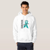 Overleving 1 ovariumcarcinoom hoodie (Voorkant volledig)