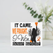 Overleving 22 Leukemie Briefkaart (Staand voorkant)