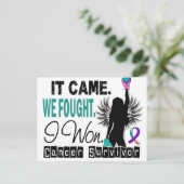 Overleving 22 Schildklierkanker Briefkaart (Staand voorkant)