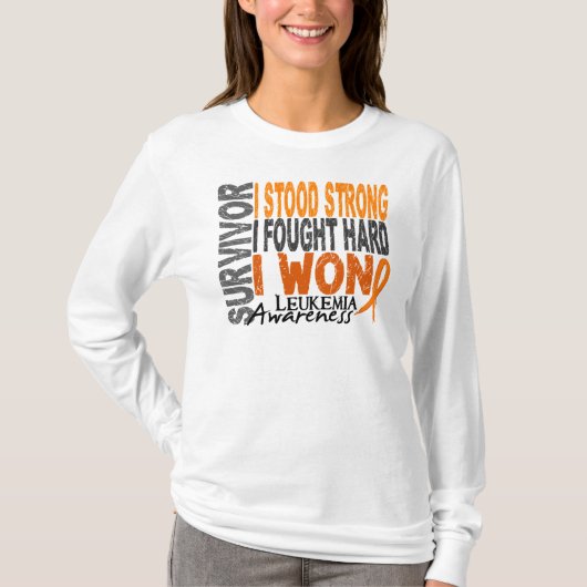 Overleving 4 Leukemie T-shirt (Voorkant)