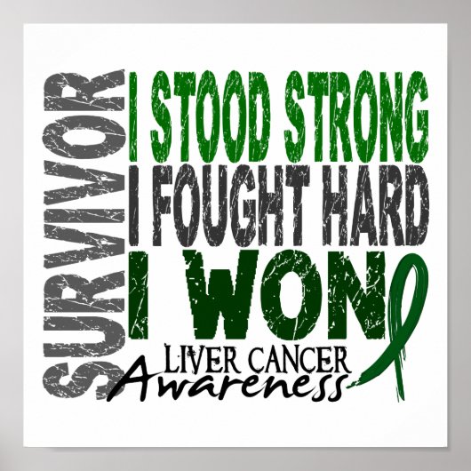 Overleving 4 Leverkanker Poster (Voorkant)