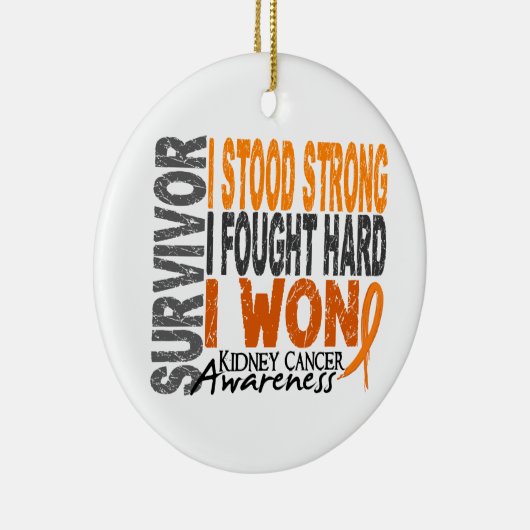 Overleving 4 Nierkanker Keramisch Ornament (Rechts)