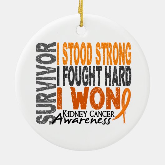 Overleving 4 Nierkanker Keramisch Ornament (Achterkant)