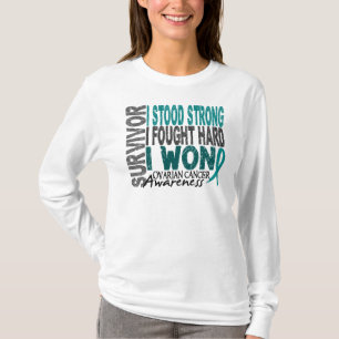 Overleving 4 Ovariumkanker T-shirt