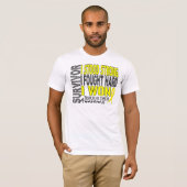 Overleving 4 Testiculaire kanker T-shirt (Voorkant volledig)