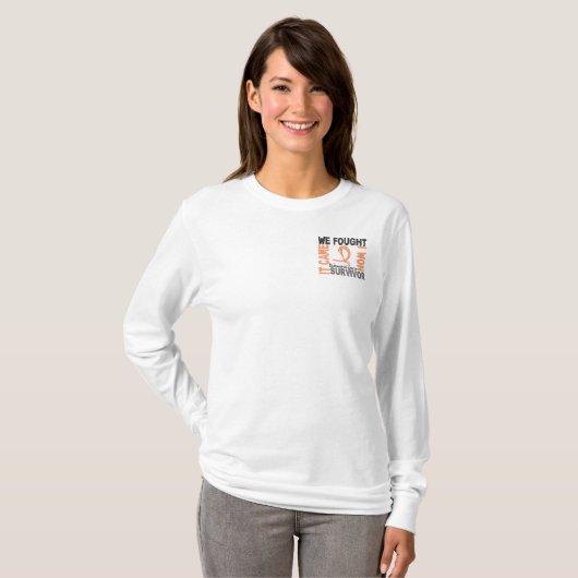Overleving 5 Endometriale kanker T-shirt (Voorkant volledig)
