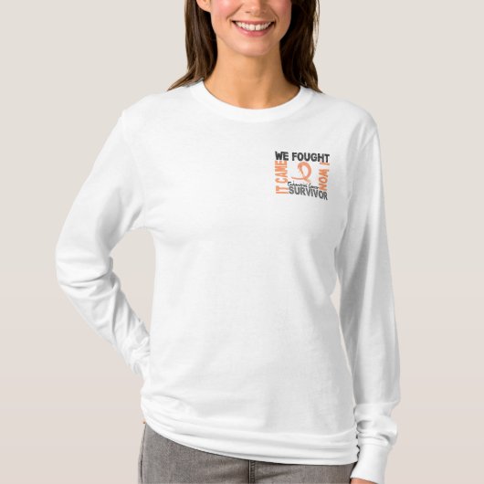 Overleving 5 Endometriale kanker T-shirt (Voorkant)