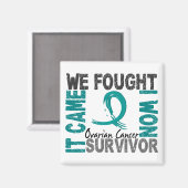 Overleving 5 Ovariumkanker Magneet (Voorkant / Achterkant)