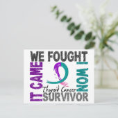 Overleving 5 schildklierkanker briefkaart (Staand voorkant)