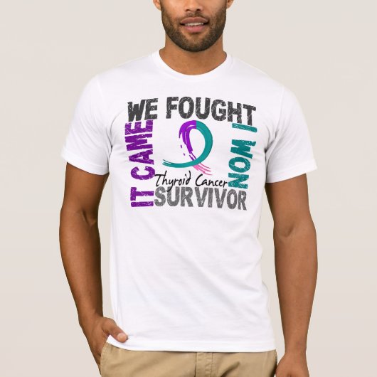 Overleving 5 schildklierkanker t-shirt (Voorkant)