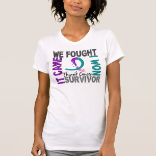 Overleving 5 schildklierkanker t-shirt