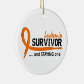 Overleving 8 Leukemie Keramisch Ornament (Rechts)