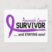 Overleving 8 Pancreaskanker Briefkaart (Voorkant)