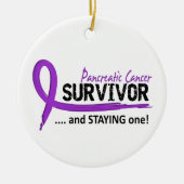 Overleving 8 Pancreaskanker Keramisch Ornament (Voorkant)