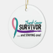 Overleving 8 schildklierkanker keramisch ornament (Links)