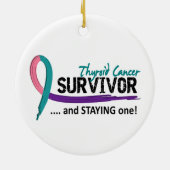 Overleving 8 schildklierkanker keramisch ornament (Achterkant)