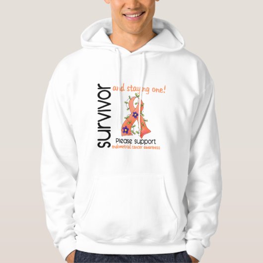 Overleving 9 Endometriale kanker Hoodie (Voorkant)