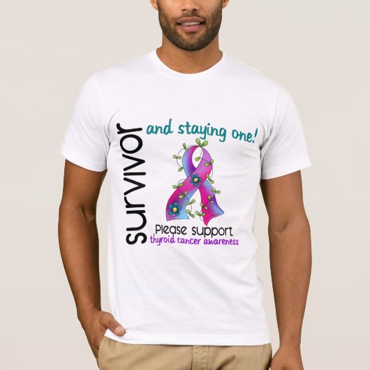 Overleving 9 schildklierkanker t-shirt (Voorkant)