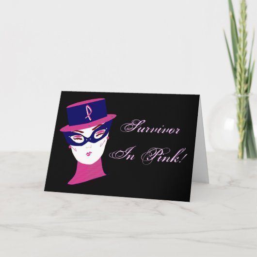 Overleving bij roze borstkanker Kaart (Voorkant)