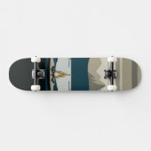 Overleving buiten Bergkampvuur Off-Grid Persoonlijk Skateboard (Horizontaal)