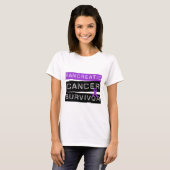 Overleving door pancreaskanker t-shirt (Voorkant volledig)