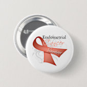 Overleving - Endometriale kanker Ronde Button 5,7 Cm (Voorkant /achterkant)