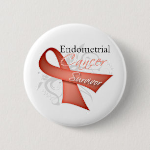 Overleving - Endometriale kanker Ronde Button 5,7 Cm