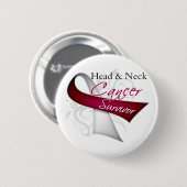 Overleving - Hoofd- en Nekkanker Ronde Button 5,7 Cm (Voorkant /achterkant)