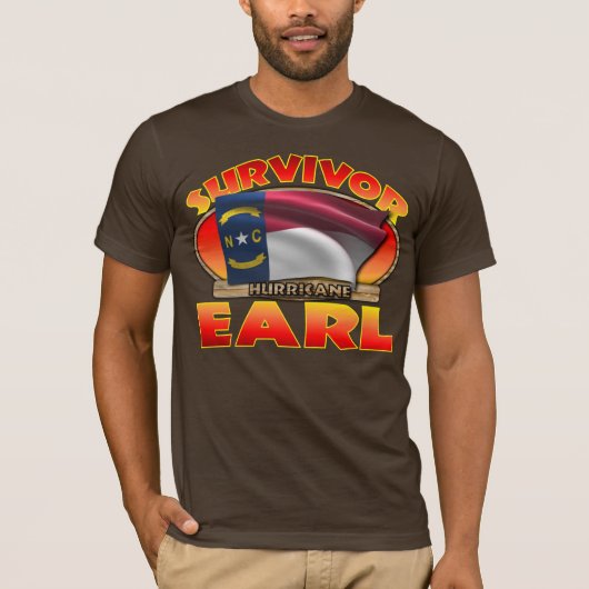 Overleving: Hurricane Earl T-shirt (Voorkant)