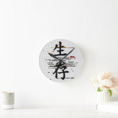 "Overleving" in Aziatische taal Ronde Klok (Huis)